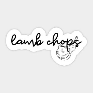 lamb chops Sticker